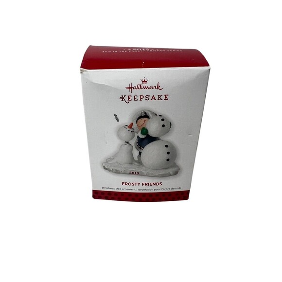 2013 Hallmark Frosty Friends 34th Series Eskimo & Seal Build Snowman EUC - Picture 15 of 15